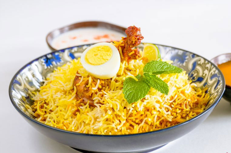 Organic Hyderabad Chicken(Halal) Dum Biryani -Athidhi Indian