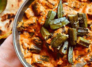 Athidhi Indian Restaurant - Bhindi Masala (okra gravy)